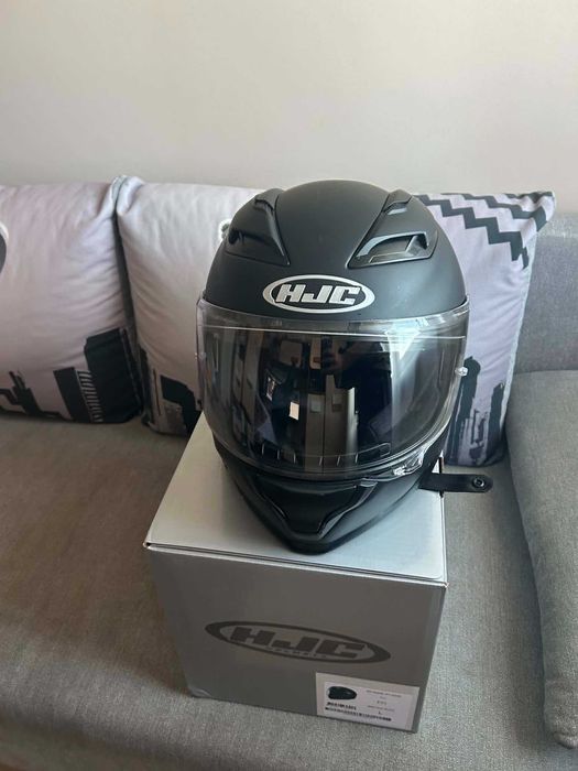 Kask motocyklowy HJC F71 Solid Semi Flat Black