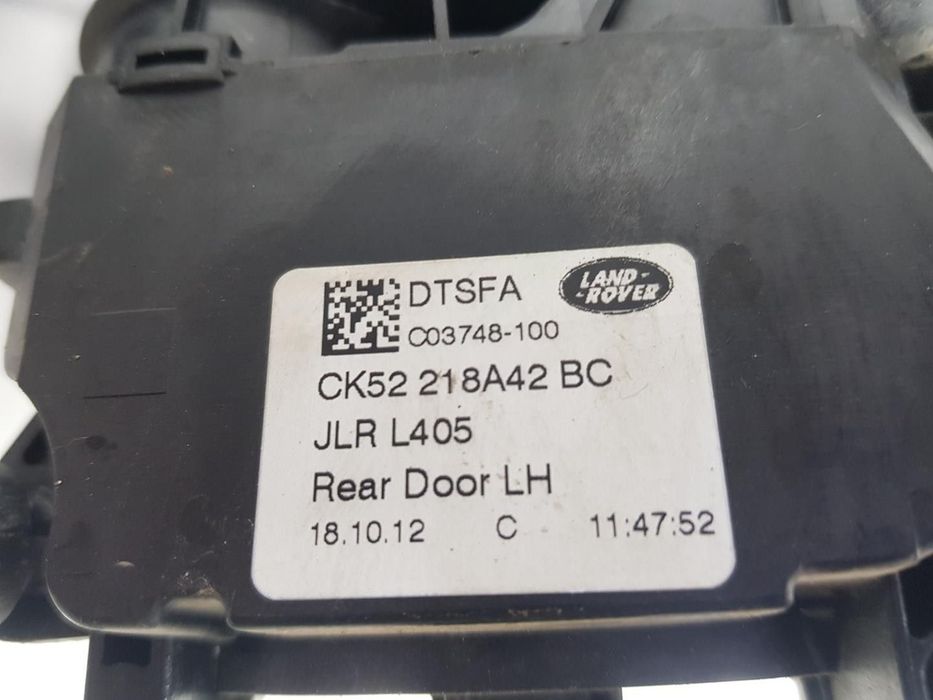 FECHADURA PORTA TRASEIRA ESQUERDA LAND ROVER RANGE ROVER IV 2012 -LR078748