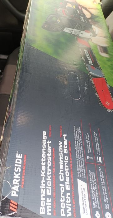 Piła łańcuchowa spalinowa PARKSIDE PPBKS 56 C3 z rozrusznikiem elektrycznym