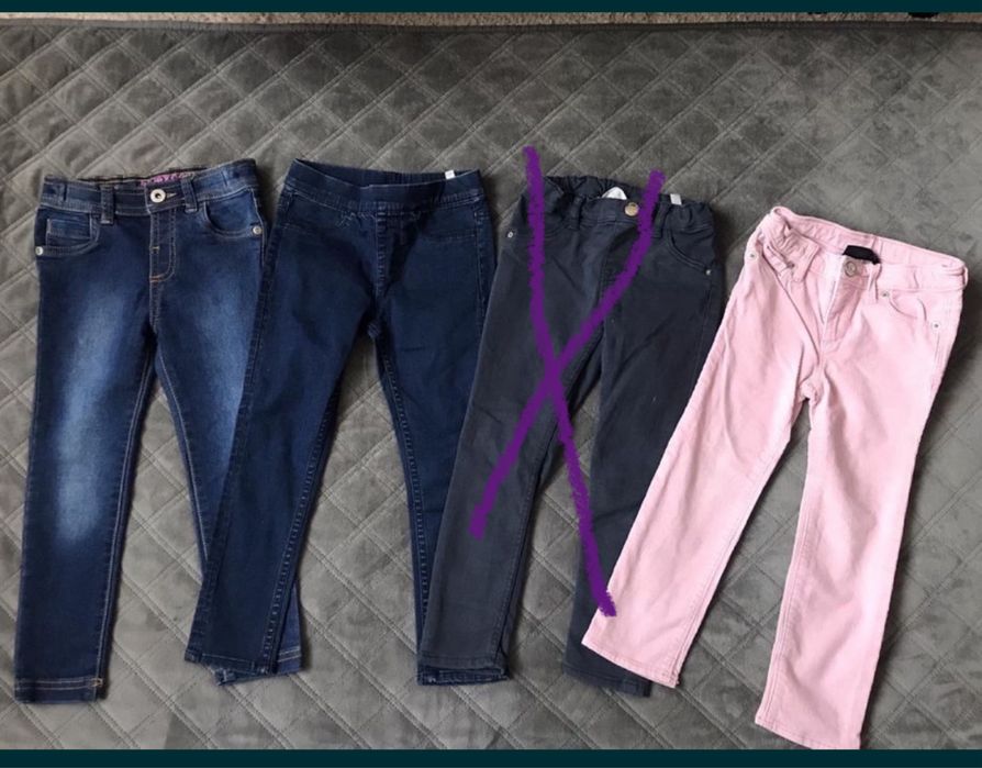 Лот набір Джинси штани на 3-4 роки
