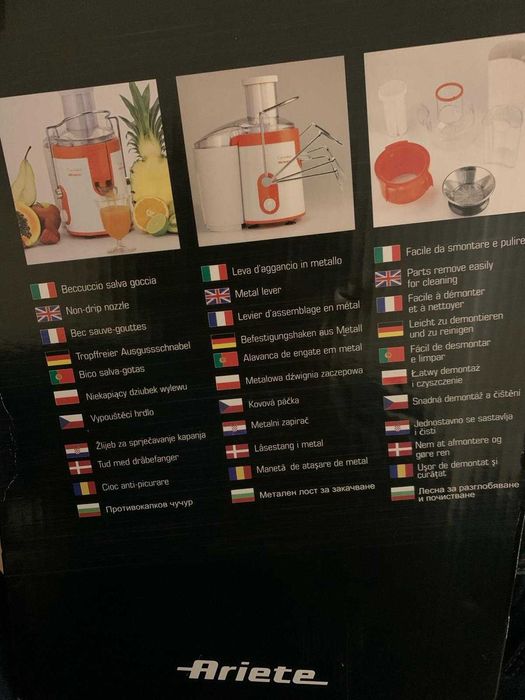 Máquina de sumos Ariete Centrika - Nunca usada, fechada