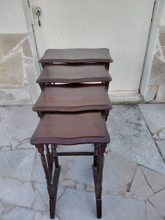 Mesa (4)Mãe  estilo Inglês em madeira maciça