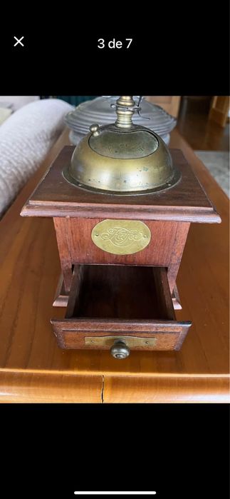 Moinho de cafe manual vintage