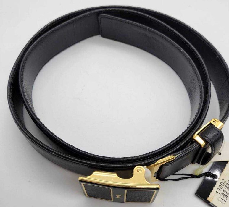 Yves Saint Laurent pasek vintage nowy z pudełkiem uniseks