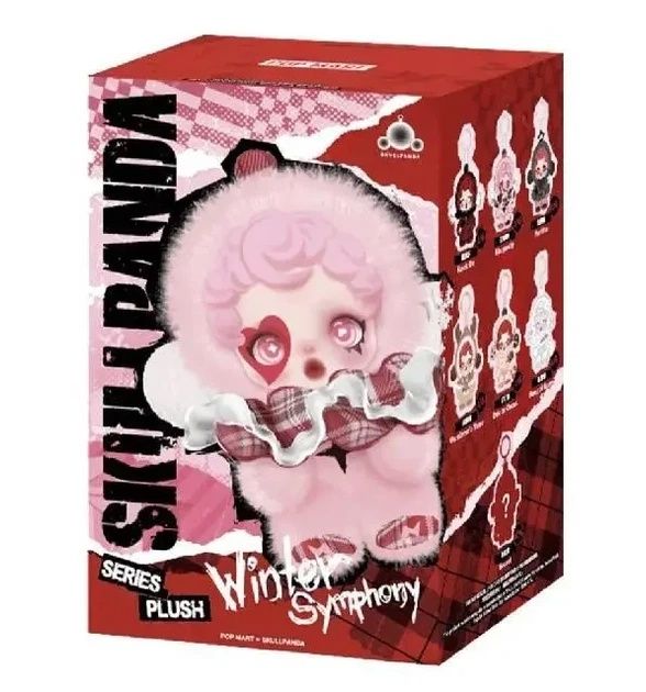 М'яка іграшка-брелок Pop Mart Skullpanda Winter Symphony оригінал