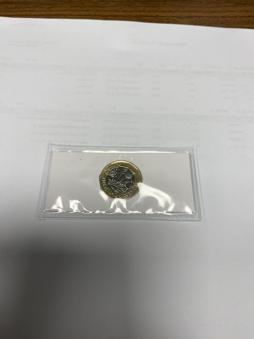 Moeda One pound 2016)COMO NOVA)