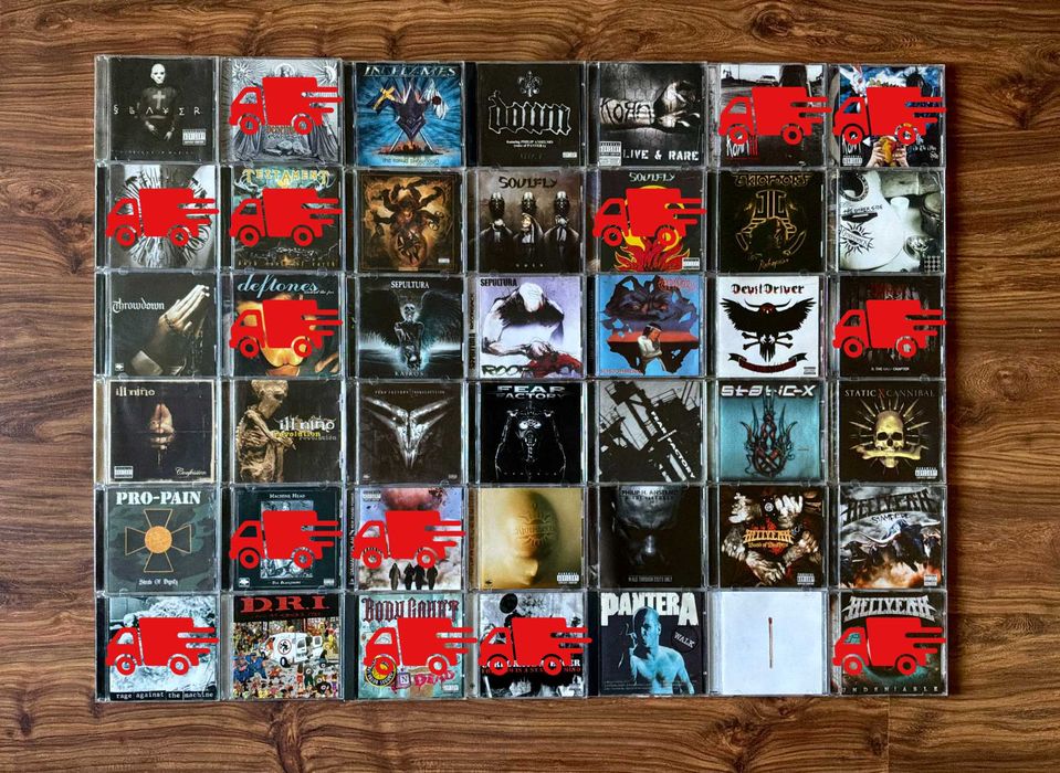 CD Nu Metal Thrash Groove Sludge Hardcore Black Punk Rock {РОЗПРОДАЖ}