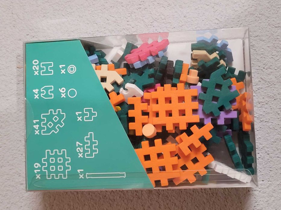 Klocki konstrukcyjne mini wafle farma Marioinex 120szt - Dżungla