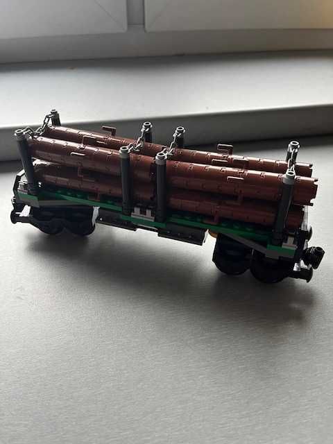 Lego City Pociąg Train Wagon z drzewem MOC