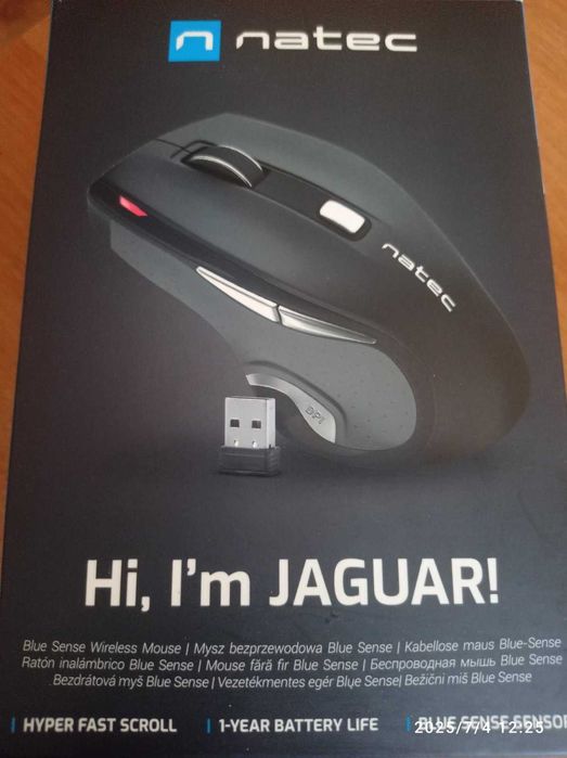 natec jaguar myszka dla gier komputerowych jest bez przewodna