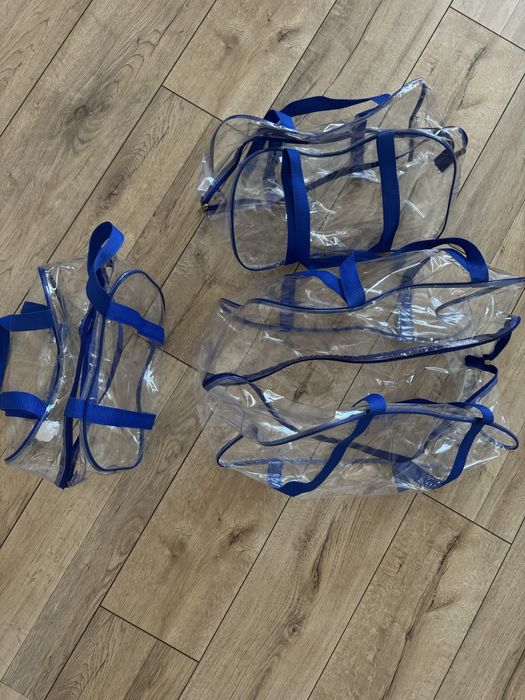 Набір сумок в пологовий, прозора сумка в пологовий