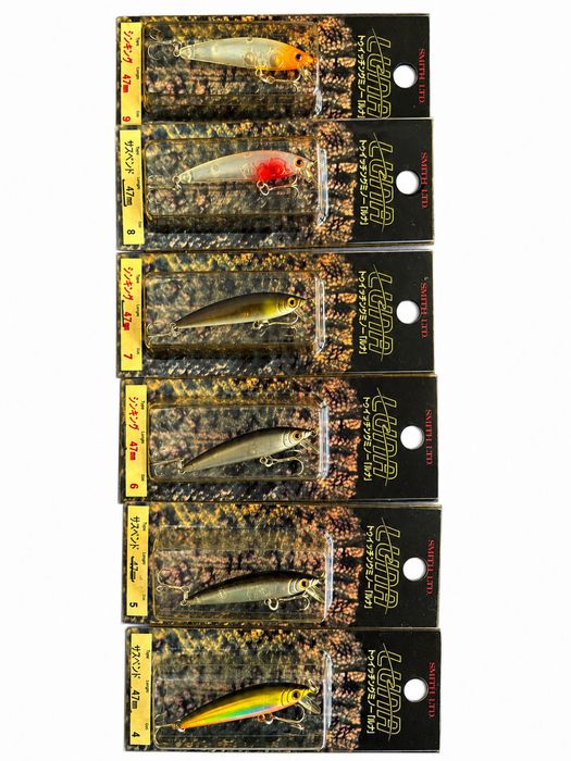 Воблери Smith Luna 47  Megabass range vib  шнур  флюорокарбон Sunline трійники gamakatsu