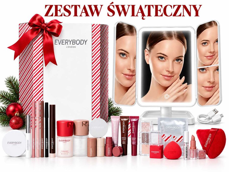 Nowy! Kalendarz kosmetyczny Everybody London i lusterko LED