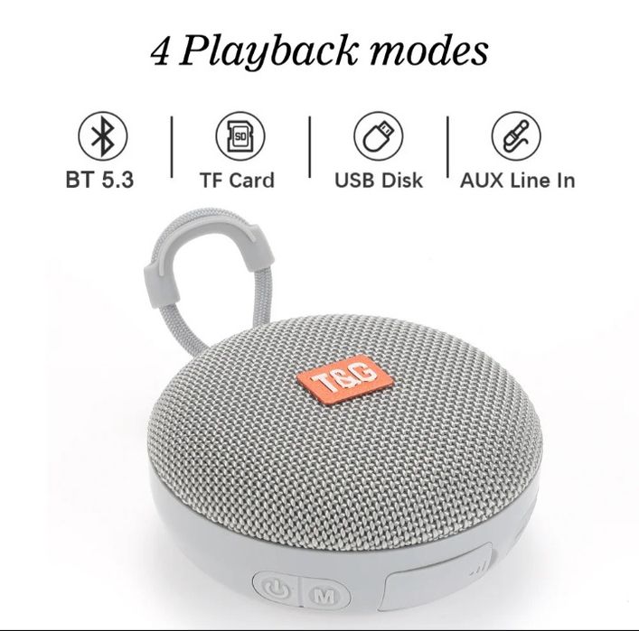 Coluna Bluetooth Radio FM TG352 (Nova)