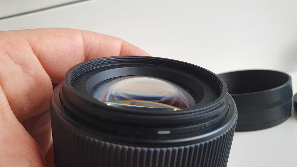 Sigma 56mm f1.4 DC DN Sony E stan idealny pudełko prywatnie pakiet taniej