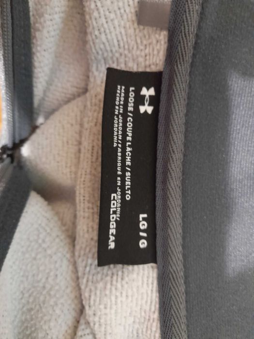 Оригинал Спортивная кофта лонгслив Under Armour  на микрофлисе p. L