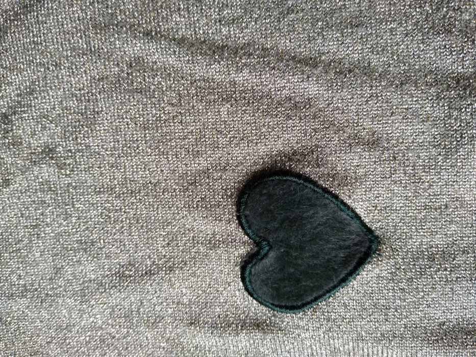 Sweter sweterek błyszczący złota nitka wiskoza Millennium TU