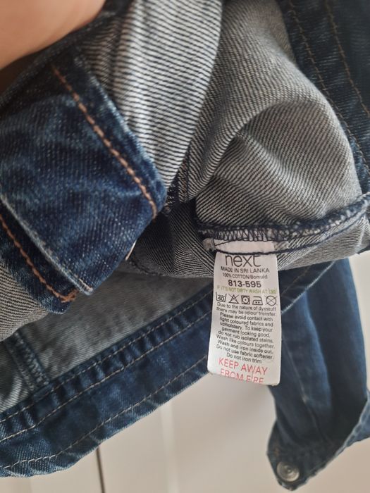 Стильний, джинсовий піджачок Next 128р. або 7-8р. в ідеальному стані.
