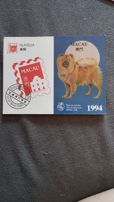 Calendários de Macau - colecção dos Anos Lunares emitidos pelos CTT