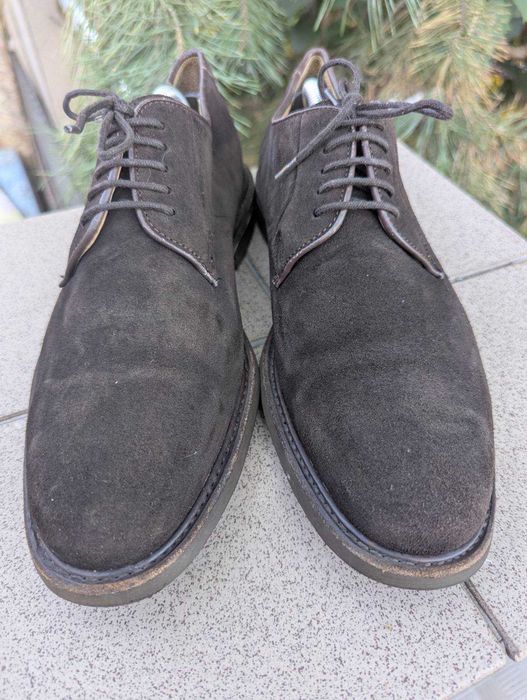 Чоловічі коричневі замшеві туфлі дербі Sebago
