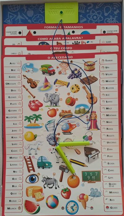 Jogo conector educativo (5-8 anos) 8 temas