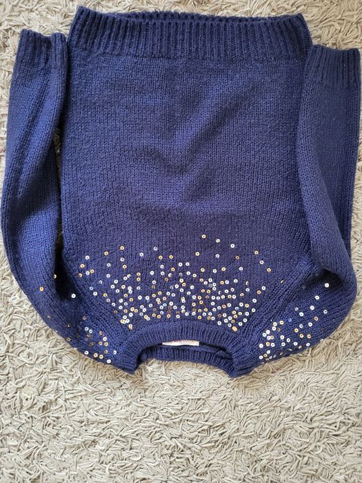 Granatowy sweterek Cool Club rozm. 122