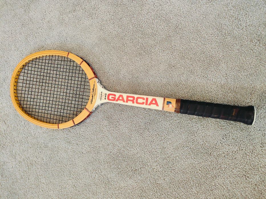Rakieta tenisowa Garcia Cragin 240 Pro Harold Salomon 1975 vintage rakieta do tenisa Garcia promodel