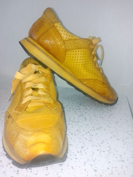 Чоловічі туфлі з натуральної шкіри крокодила