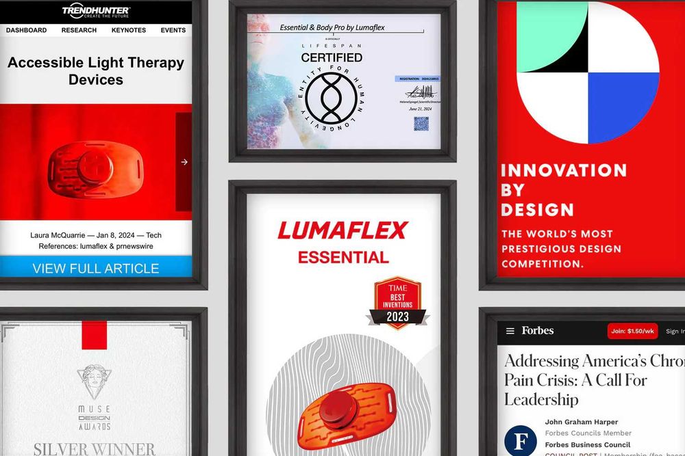 Lumaflex RLT terapia światłem mikrokrążenia MED FDA Raty 0% zestaw