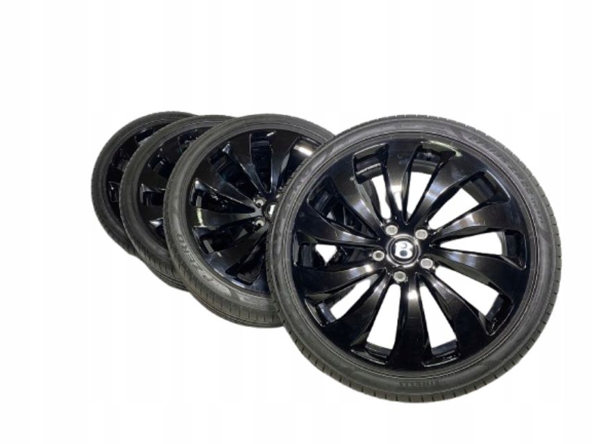4szt. oryginalne KOŁA FELGI aluminiowe ALUFELGI z OPONAMI letnimi komplet do BENTLEY Continental GT GTC Flying Spur 3S 3SE601025AH 275/35 315/30 ZR22