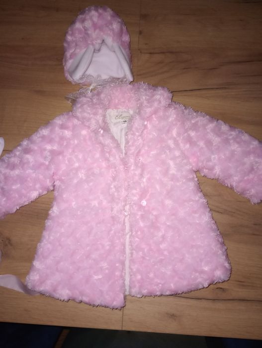 Zjawiskowy komplecie do chrztu 68/74 dziewczynka