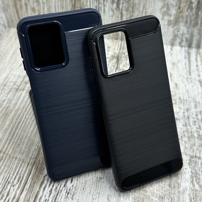 Чехол ударопрочный Carbon TPU на Motorola G84/ G54/ G14 Чохол Moto
