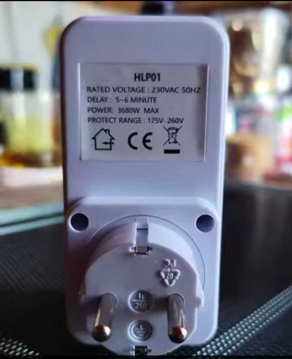 HLP01. Захисне реле напруги 170-260V Відсікач напруги