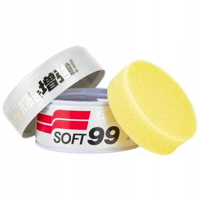 SOFT99 WHITE SOFT WAX 350G do jasnych lakierów 3 miesięczny