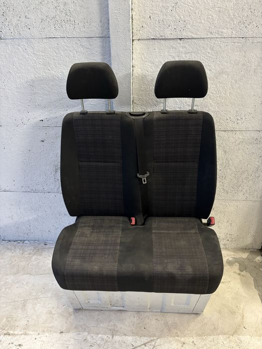Fotel pasażera mercedes sprinter w906 podwójny vw crafter ładny dwójka