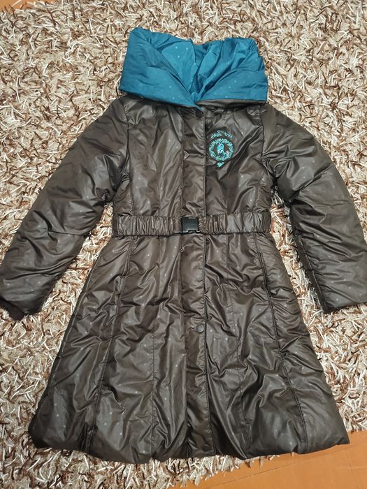 Płaszczyk ocieplany futerkiem