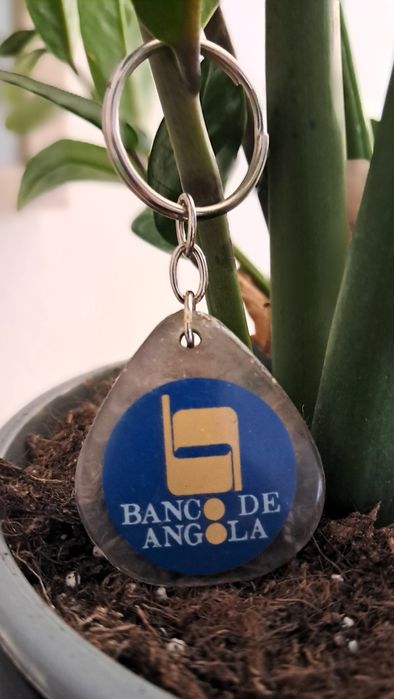 Porta-chaves vintage Banco de Angola