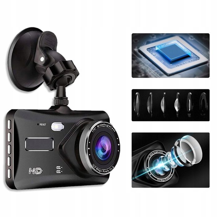 Wideorejestrator jazdy dotykowy kamera cofania