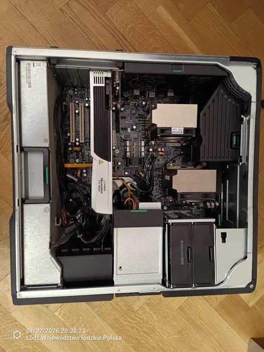 Komputer  HP Workstation Z600 2 x Xeon X5675 12 rdzeni 24 wątki DDR3 4