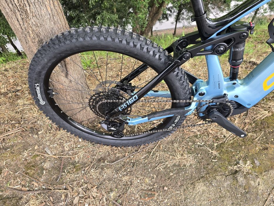Bicicleta eletrica nova carbono bosch