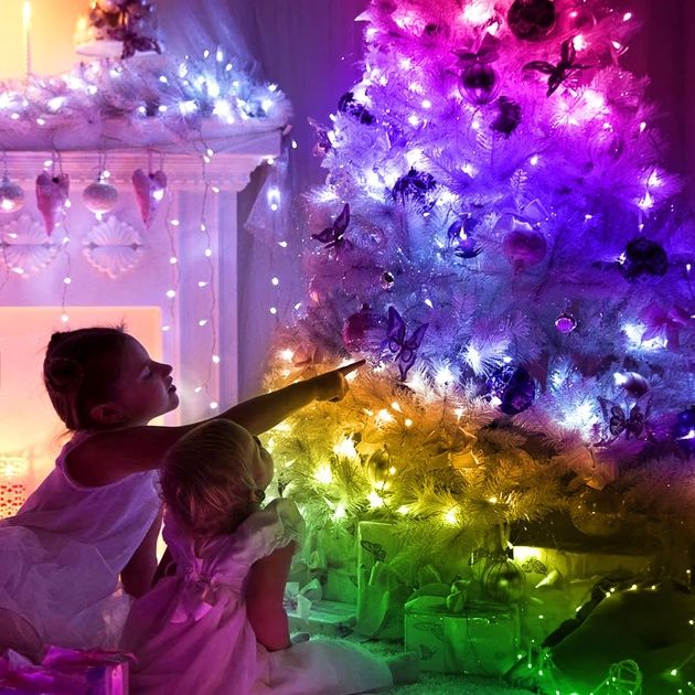 Світлодіодна розумна гірлянда Smart Роса RGB 100 LED з Bluetooth