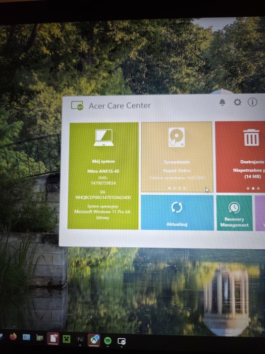 Acer nitro an515-45 (jak nowy)