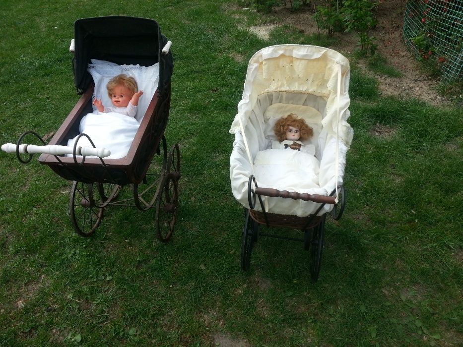 stary wózek dla lalek