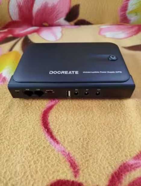 ДБЖ для роутерів, УПС DC1036L, Dokreate,з акумуляторами +4АКб, 36W