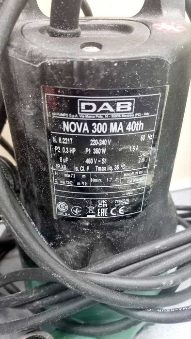 Дренажний насос DAB Nova 300 ma 40th
