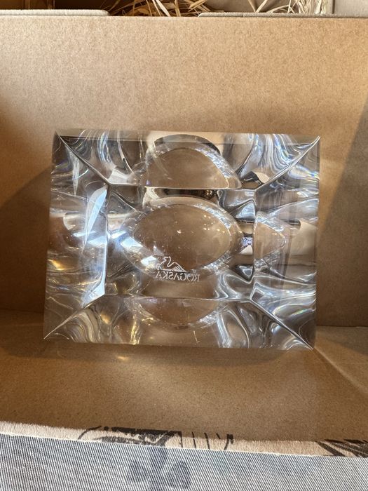 Jarra de cristal Rogaska original, feita à mão, nova na caixa