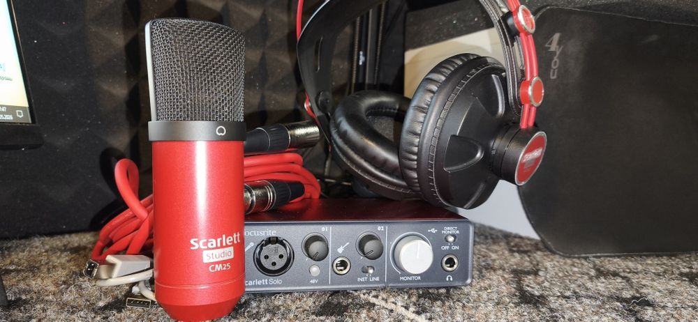 Новий Focusrite Scarlet Solo Studio Pack