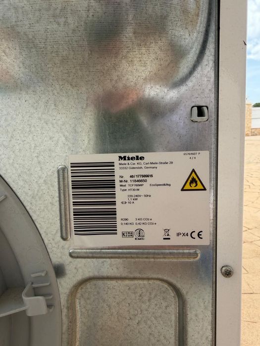 Secadora Miele T1 TCF760WP – Bomba de Calor | 8kg | A+++