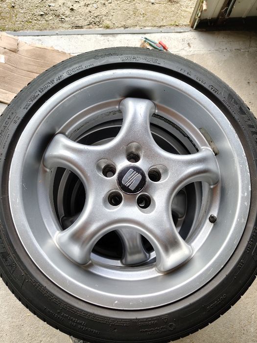 Alufelgi Enzo Cup 17 5x100 8J z oponami Michelin 225/45/17