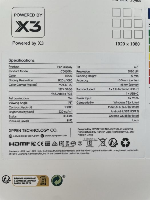 Mesa digitalizadora XP-Pen Artist 16.